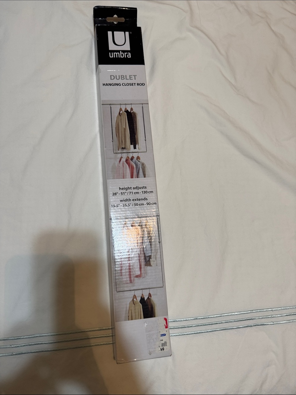 Dublet hanging Closet Rod Accessory (Umbra Dublet)